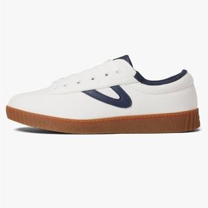 Tretorn Nylite Navy and White Sneakers